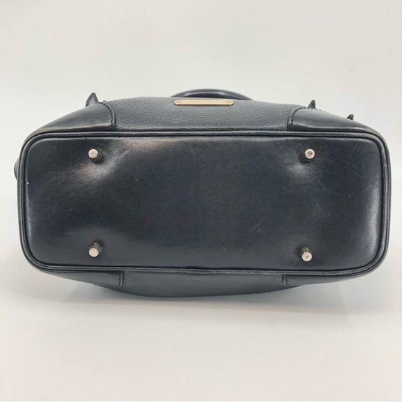 Burberry Black Leather Shoulder Bag | Medium Size, Made in Italy - Picture 3 of 8